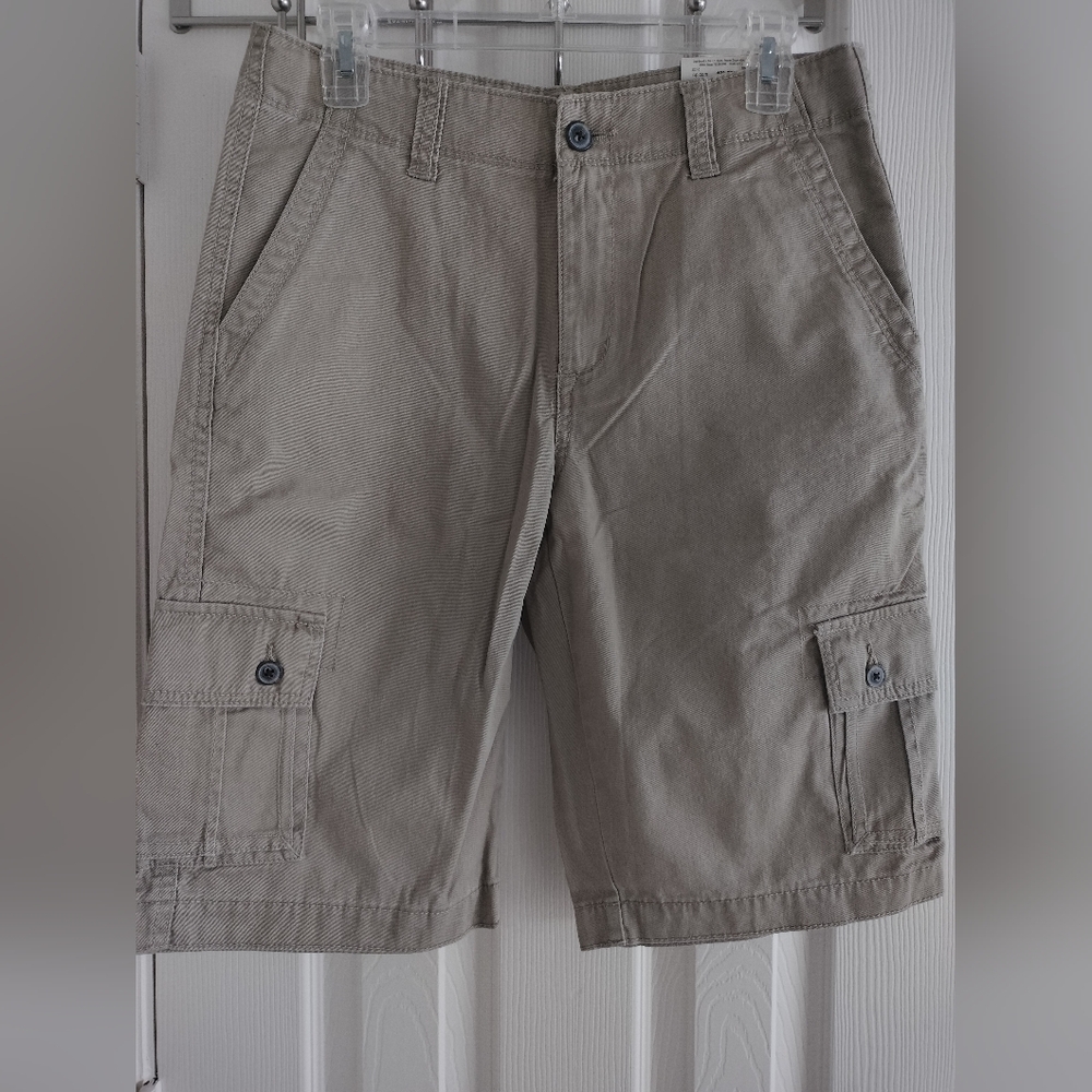 Men's Casual Tan Cargo Shorts